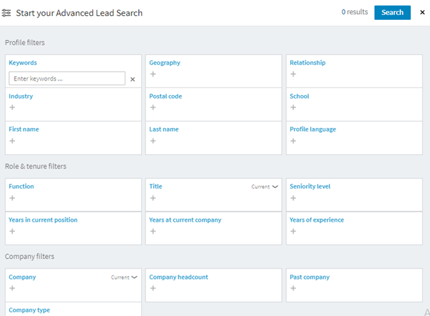 Lead Search