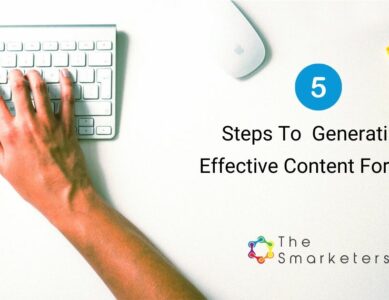 Five Steps To  Generating Effective Content For ABM