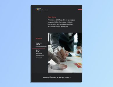 A Fortune 500 tech giant leveraged An ABM strategy to generate 80 sales qualified accounts within 8 months