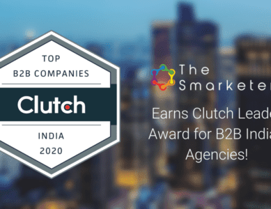 The Smarketers Earns Clutch Leader Award for B2B Indian Agencies!