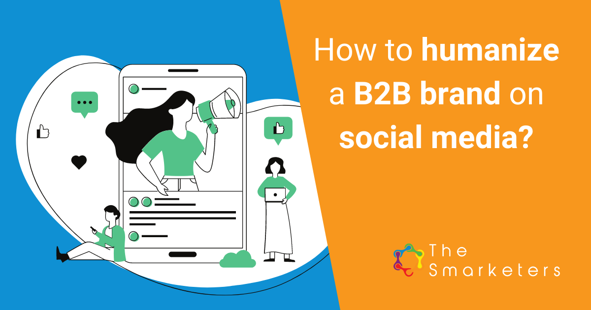 b2b brand on social media
