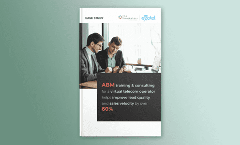 A Virtual Telecom Operator Improved Lead Quality And Sales Velocity By 60% Using ABM Training And Consulting.