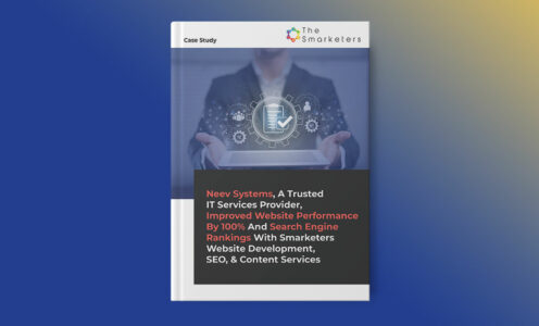 Neev Systems, An IT Services Provider, Improved Website Performance & Search Engine Rankings With Smarketers Website Development, SEO, & Content Services